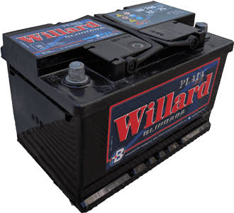 baterías Willard UB740 a domicilio zona oeste para autos camionetas